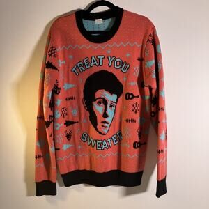 Shawn Mendes Sweater Mens Large Holiday Ugly Christmas Acrylic Pullover Novelty